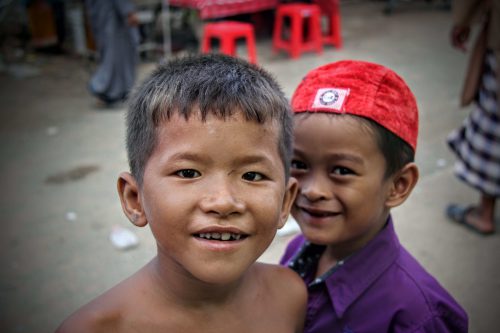 portrait jeunes garçons Cambodge