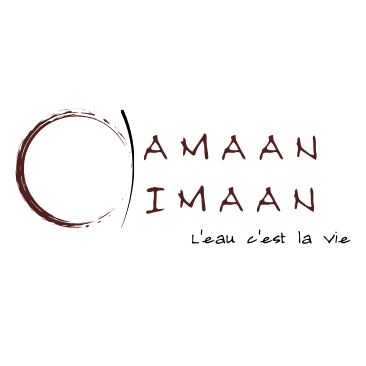 logo programme amaan imaan pour l'accès à l'eau et à l'hygiène de l'association ummanitaire concept