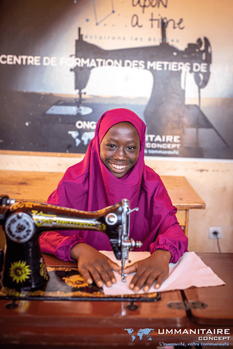 jeune fille du centre